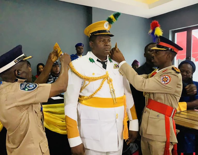 The Decoration Ceremonial Parade, Inspection of Quarter Guard Parade by the New Anambra Youth Commander in the Person of Hon Gabriel U. Chukwunwendu